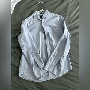 J Crew Blue Oxford Long Sleeve, Size Medium